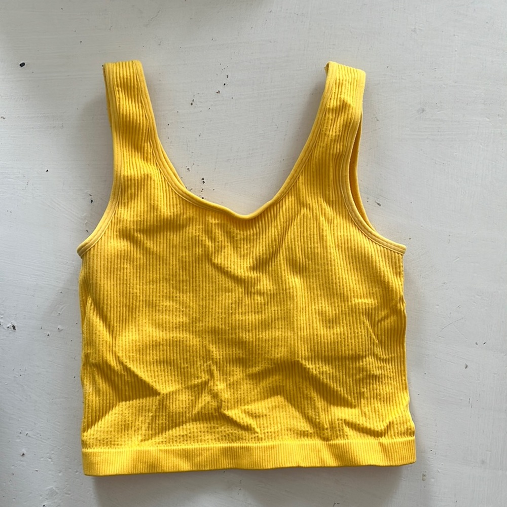 Forever 21 ribbed workout top